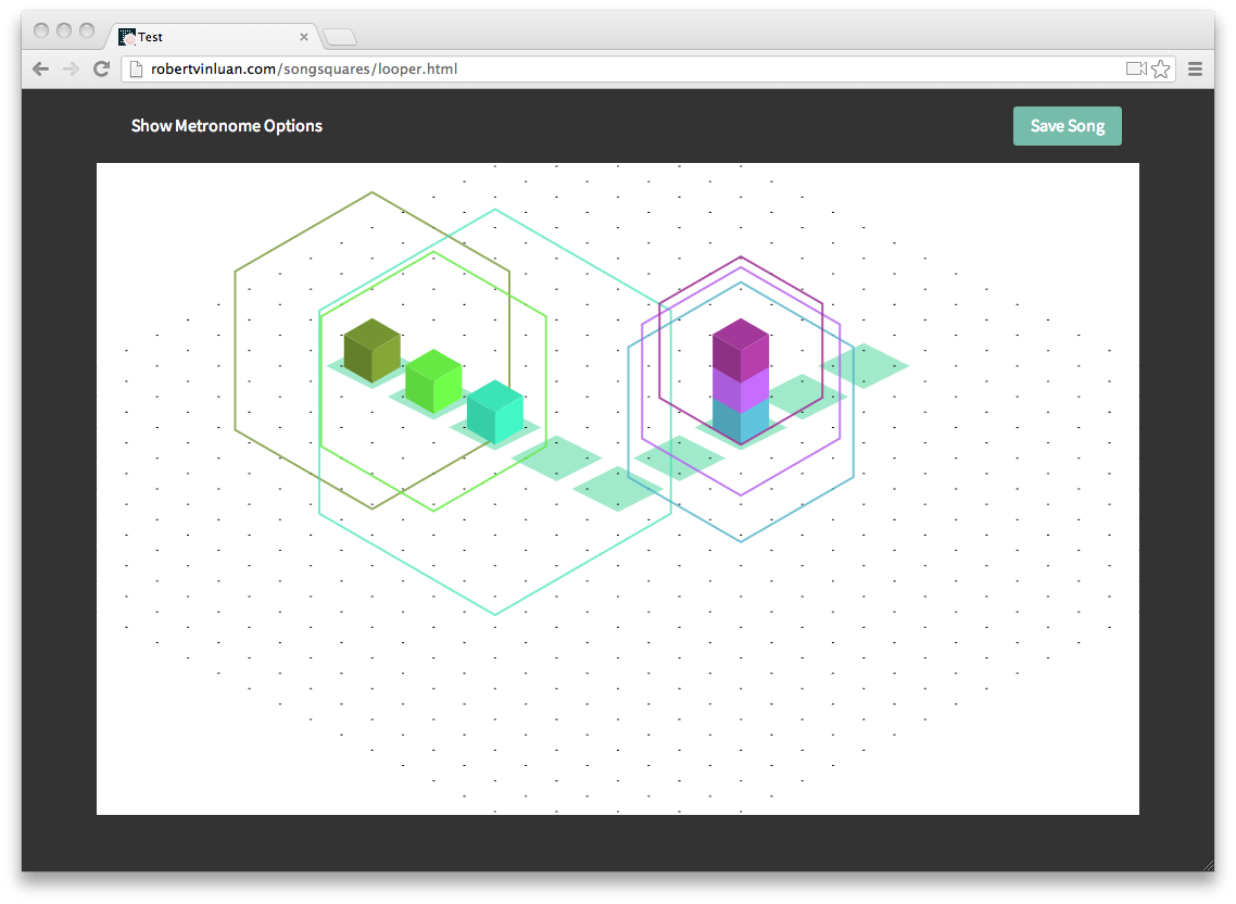 Songsquares in the browser